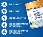 Sin sulfatos, sin flúor, sin colorantes, sin conservantes ni edulcorantes artificiales